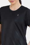 Zelocity Quick Dry Gym Relaxed Top - Jet Black — thumbnail 5